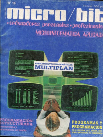 MICRO/BIT. ORDENADORES PERSONALES-PROFESIONALES-MICROINFORMATICA. Nº 14, OCTUBRE 1985.