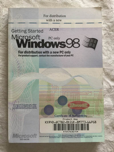 Microsoft Windows 98