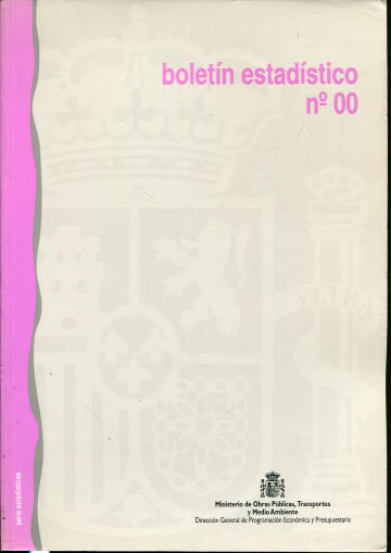 MINISTERIO DE FOMENTO. BOLETIN ESTADISTICO Nº 00. OCTUBRE 1996.