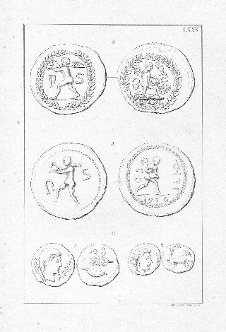 MONEDAS DE LA ESPAÑA ULTERIOR. LAMINA LXXX: MONEDAS INCIERTAS DE LA ULTERIOR.