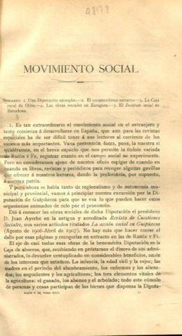 MOVIMIENTO SOCIAL.