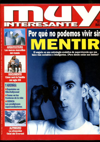 MUY INTERESANTE. NUM. 206. JULIO 1998. POR QUE NO PODEMOS VIVIR SIN MENTIR. ARQUITECTURA: LAS NUEVAS MARAVILLAS DEL MUNDO.