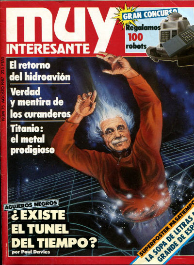 MUY INTERESANTE. NUM. 75. AGUJEROS NEGROA ¿EXISTE EL TUNEL DEL TIEMPO?