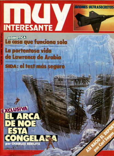 MUY INTERESANTE. NUM. 83. EL ARCA DE NOE ESTA CONGELADA.