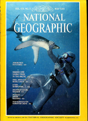 NATIONAL GEOGRAPHIC. VOL.159, Nº 5. MAY 1981 GREAT LAKES KATHMANDU SOYBEANS TIDE DAM HAIDA TIMBER RATTLER.