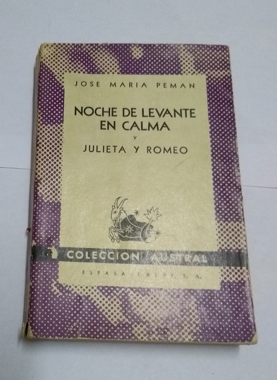 Noche de levante en calma. Julieta y Romeo