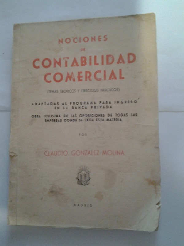 Nociones de contabilidad comercial