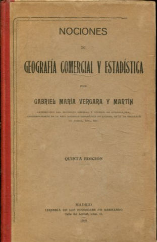 NOCIONES DE GEOGRAFIA COMERCIAL Y ESTADISTICA.