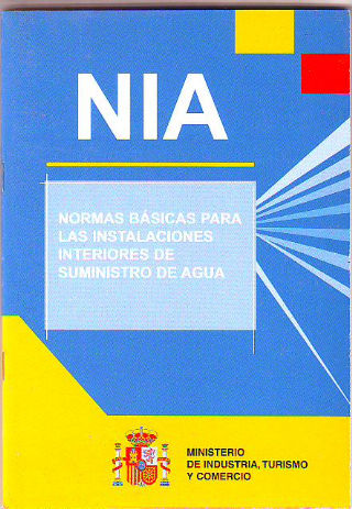 NORMAS BASICAS PARA LAS INSTALACIONES INTERIORES DE SUMINISTRO DE AGUA.