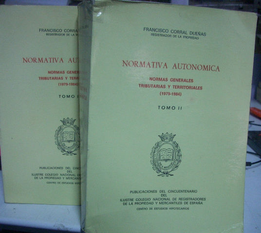 NORMATIVA AUTONOMICA.  (2 VOLUMENES).