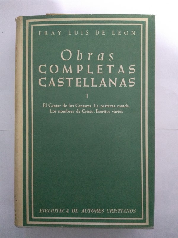 Obras completas castellanas. I