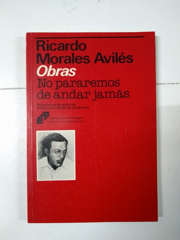 Obras. No pararemos de andar jamas