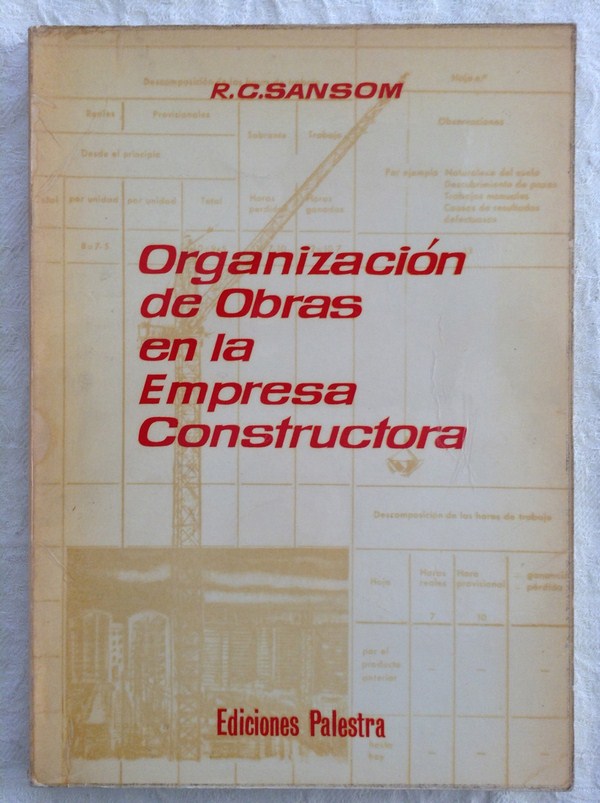 Organización de obras en la empresa constructora