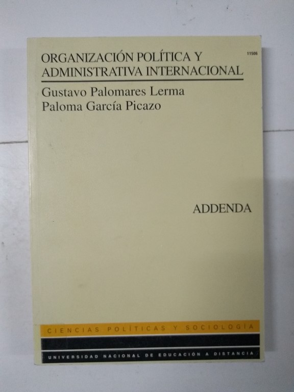 Organización Política y Administrativa Internacional