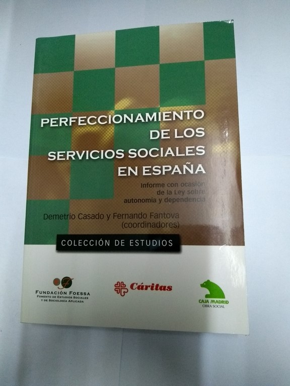 Perfeccionamiento de los servicios sociales en España