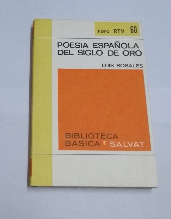 Poesía española del siglo de oro