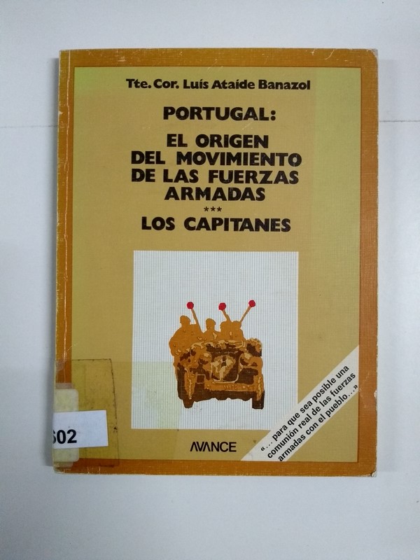 Portugal: El origen de movimiento de las fuerzas armadas, III. Los capitanes