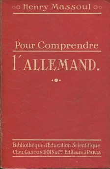 POUR COMPRENDRE 1'ALLEMAND.