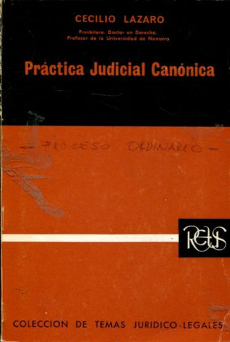 PRACTICA JUDICIAL CANONICA.