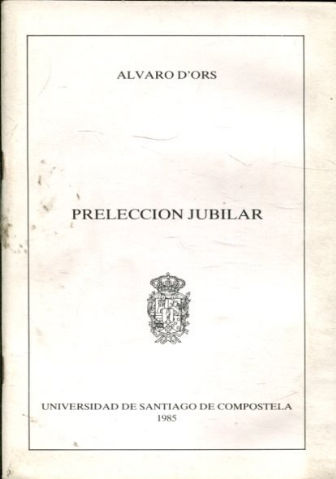 PRELECCIÓN JUBILAR.