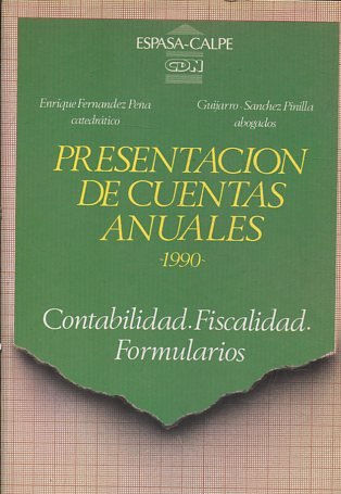 PRESENTACION DE CUENTAS ANUALES 1990.