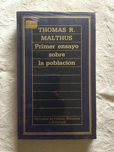 Primer ensayo sobre la población