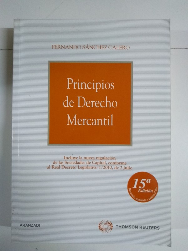 Principios de Derecho Mercantil