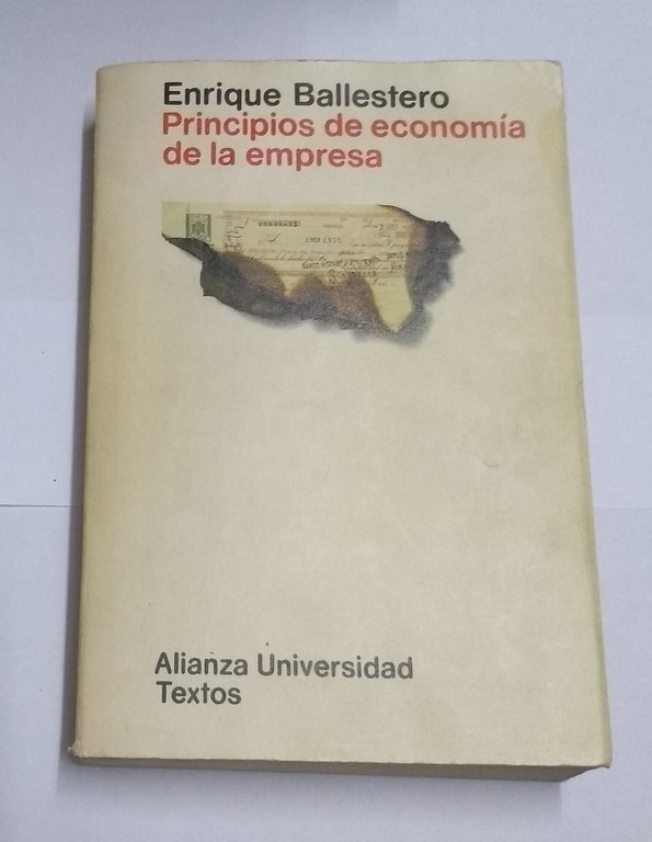 Principios de economía de la empresa