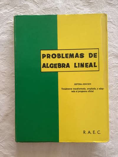 Problemas de algebra lineal