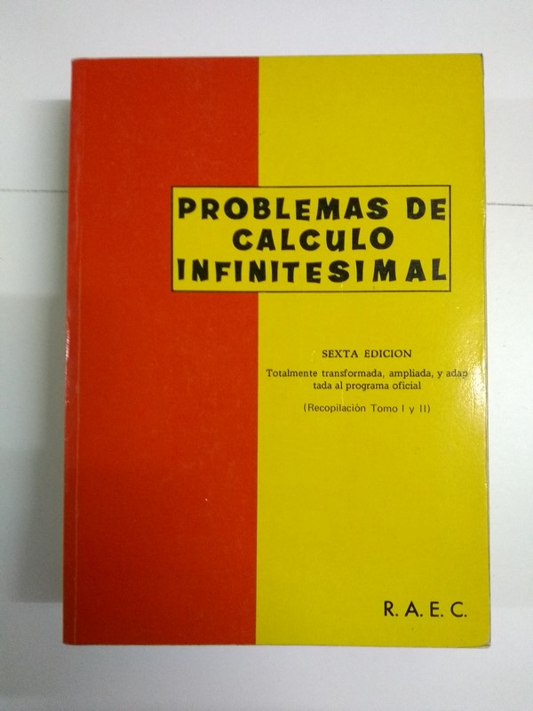 Problemas de calculo infinitesimal