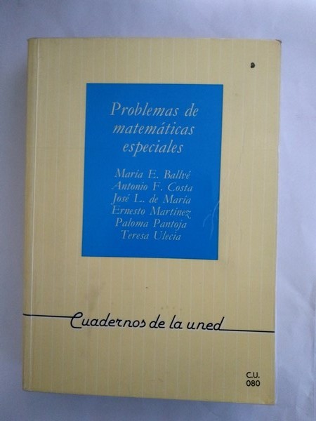 Problemas de matematicas especiales