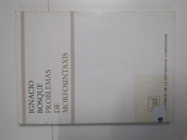 Problemas de morfosintaxis