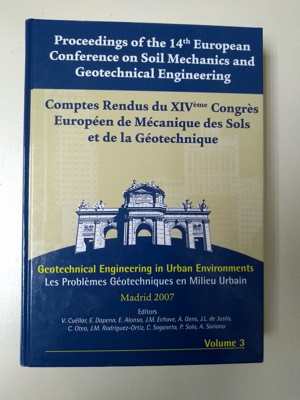 Proceedings of the 14 th European Conference on Soil Mechanics and Geotechnical Engineering. 3