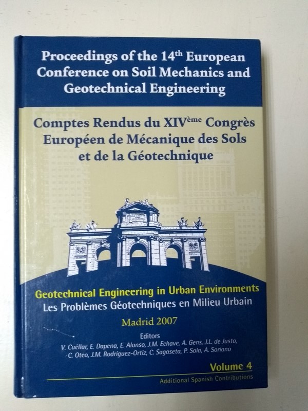 Proceedings of the 14 th European Conference on Soil Mechanics and Geotechnical Engineering. 4