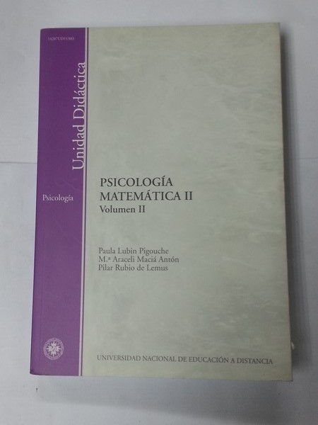 Psicologia Matematica II. Volumen II
