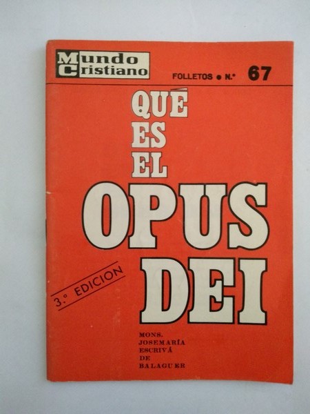 Que es el Opus Dei