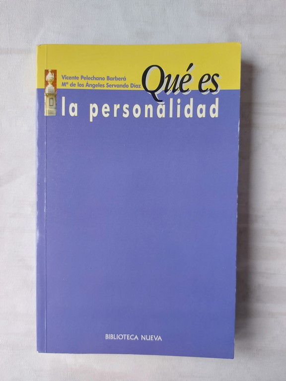 Qué es la personalidad