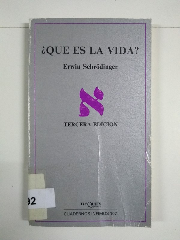 ¿Que es la vida?