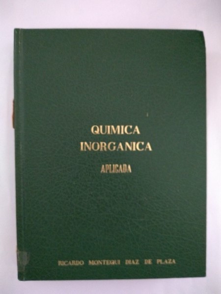 Quimica inorganica aplicada