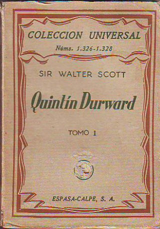 QUINTIN DURWARD (TOMO I).