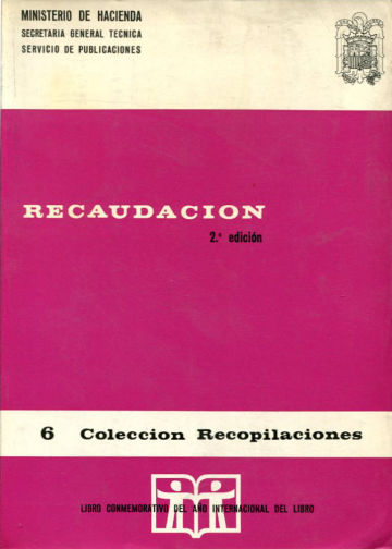 RECAUDACION (COLECCIÓN RECOPILACIONES).