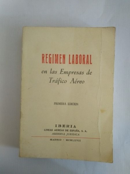 Regimen laboral en las Empresas de Trafico Aereo