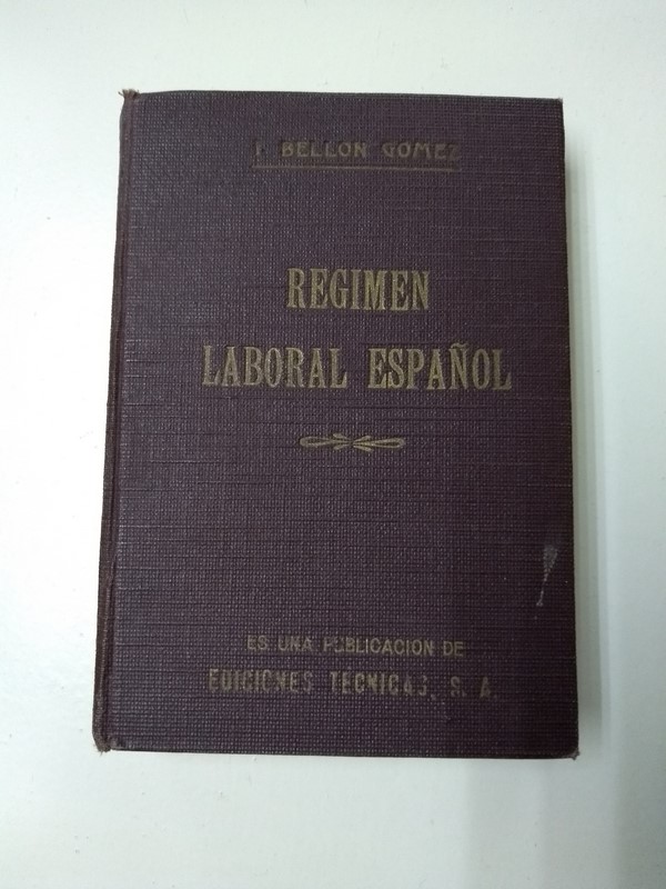 Regimen laboral español