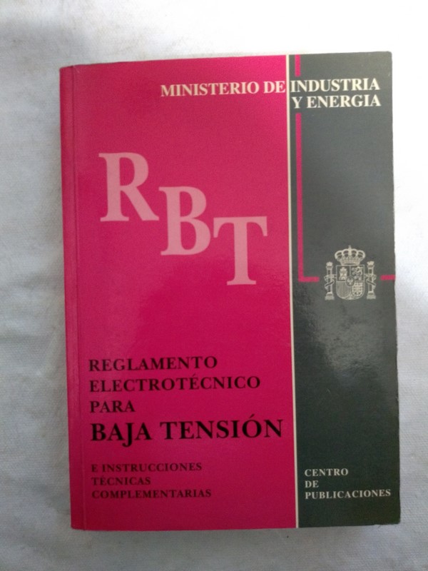 Reglamento electrotecnico para baja tension