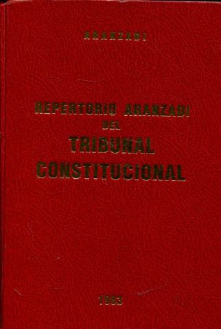 REPERTORIO ARANZADI DEL TRIBUNAL CONSTITUCIONAL, 1983.