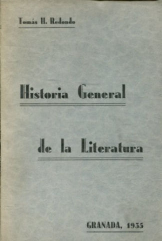 RESUMEN DE HISTORIA GENERAL DE LA LITERATURA.