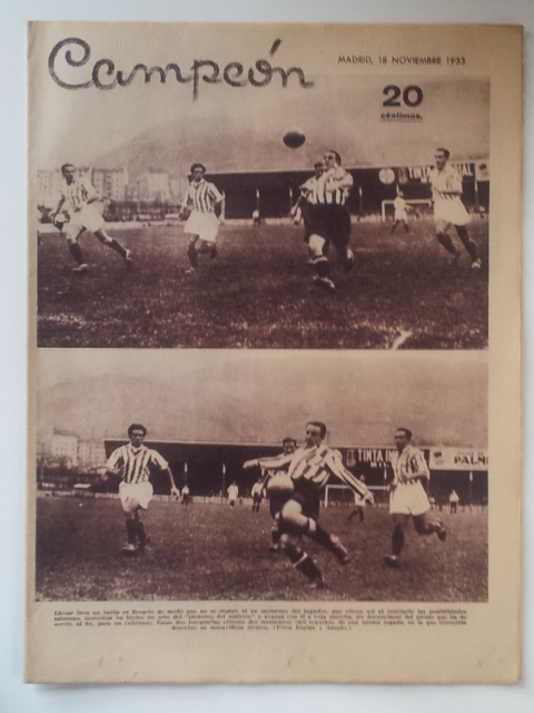 Revista "Campeón". 18 Noviembre 1933