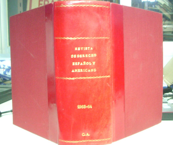 REVISTA DE DERECHO ESPAÑOL Y AMERICANO. NUMS.1-2-3-4-5-6, AÑOS 1963-1964 E INDICES. SEGUNDA EPOCA.