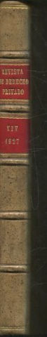 REVISTA DE DERECHO PRIVADO. TOMO XIV (ENERo-DICIEMBRE 1927).