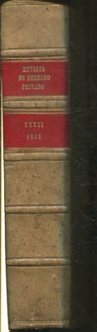 REVISTA DE DERECHO PRIVADO. TOMO XXXII (ENERO-DICIEMBRE 1948).